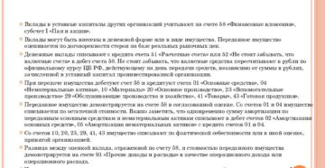 Передача имущества в уставный капитал другой организации Передача имущества в уставный капитал другой организации