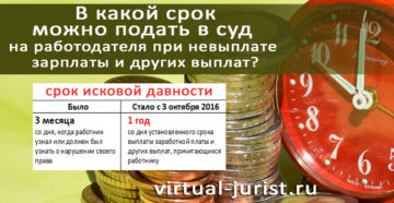 Срок давности по невыплате заработной платы Срок давности по невыплате заработной платы